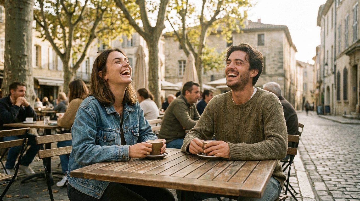 A coffee break with a friend
