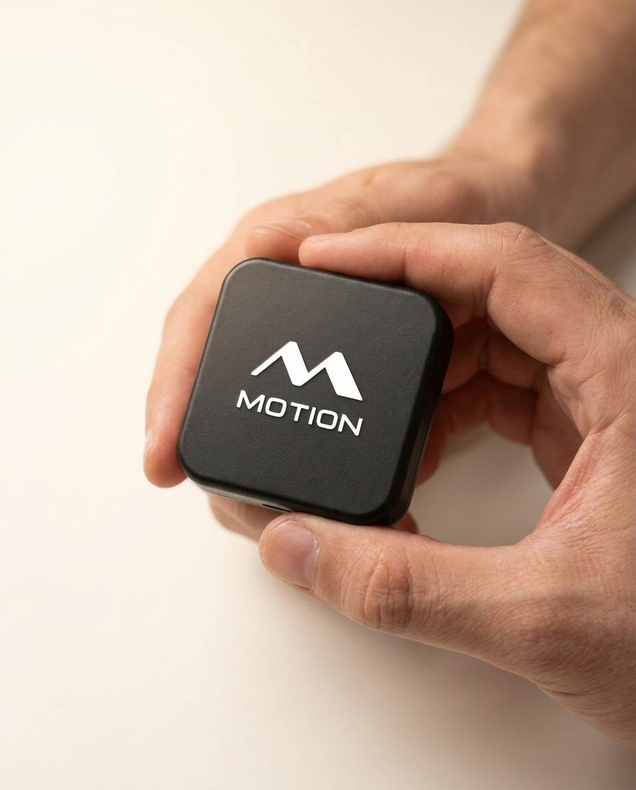 Motion-apparaat in de hand