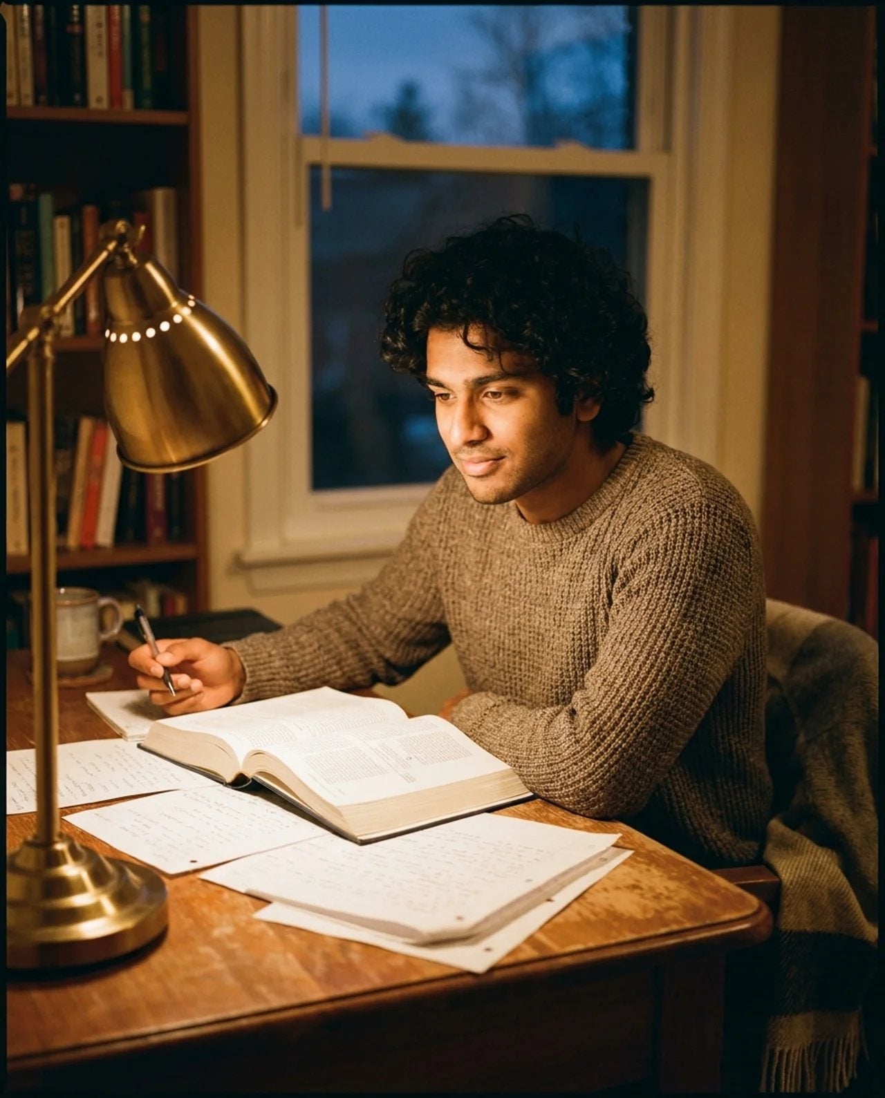 Focused study session