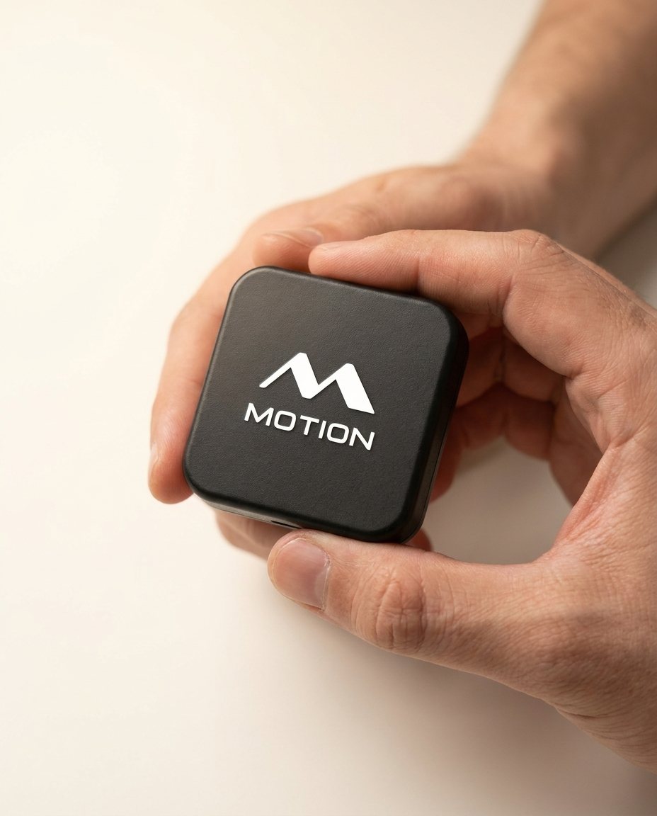 Motion device held in hand